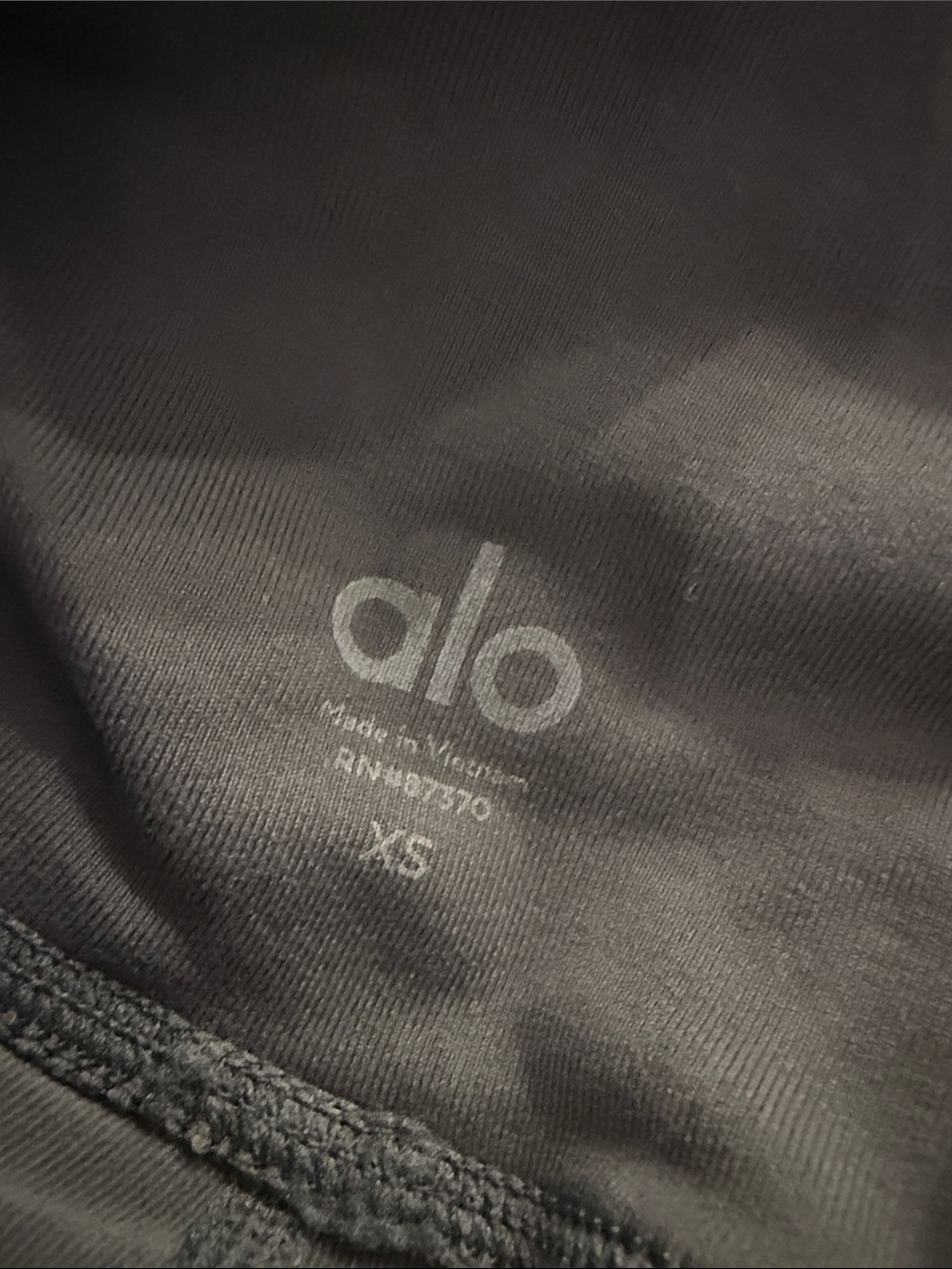 ALO Grey Airbrush Leggings Mesh Full Length - Picture 4 of 4